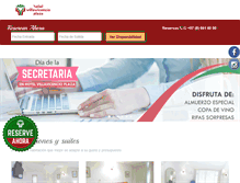 Tablet Screenshot of hotelvillavicencioplaza.com